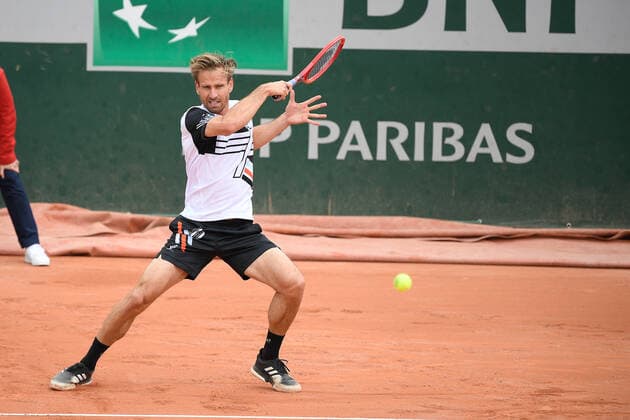 25 May 2021 Paris France, Tennis French Open Roland Garros 2021 Qualifier v l , Peter Gojowczyk GER Copyright: Foto:xHMBxMedia