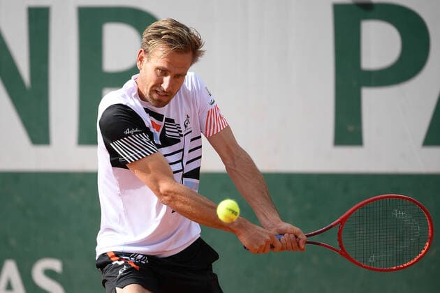 25 May 2021 Paris France, Tennis French Open Roland Garros 2021 Qualifier v l , Peter Gojowczyk GER Copyright: Foto:xHMBxMedia