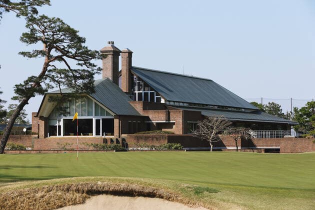 FILE : Kasumigaseki Country Club 18th hole and Club House at Kasumigaseki Country Club shot in April 2014, in Kawagoe, Japan. Kasumigaseki CC is the venue for golf at the Tokyo 2020 Olympic Games, Olympische Spiele, Olympia, OS Noxthirdxpartyxsales  (24801859)