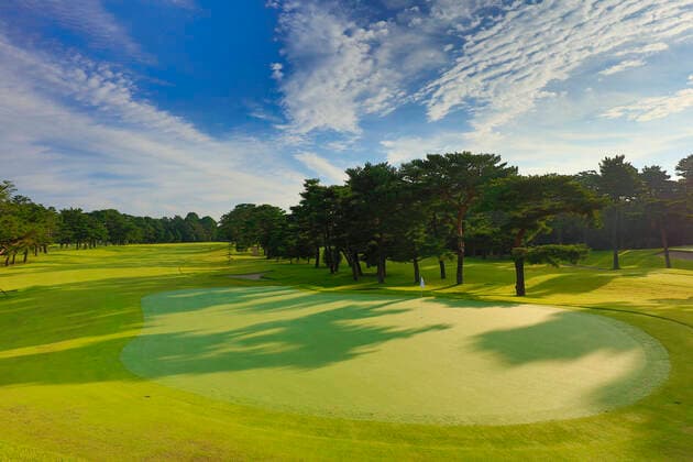 FILE : Kasumigaseki Country Club 8th hole at Kasumigaseki Country Club shot in October 2016, in Kawagoe, Japan. Kasumigaseki CC is the venue for golf at the Tokyo 2020 Olympic Games, Olympische Spiele, Olympia, OS Noxthirdxpartyxsales  (63952075)