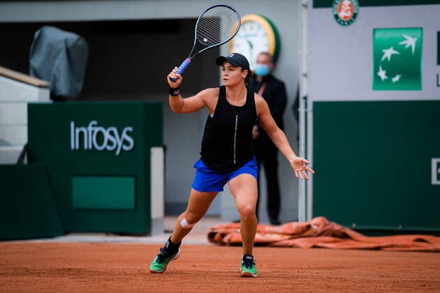 May 26, 2021: IAshleigh Barty of Australia during practice ahead of the 2021 Roland Garros Grand Slam Tournament - ZUMAa181 20210526_zaa_a181_029 Copyright: xRobxPrangex