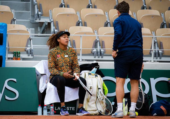 May 26, 2021: Naomi Osaka of Japan during practice ahead of the 2021 Roland Garros Grand Slam Tournament - ZUMAa181 20210526_zaa_a181_031 Copyright: xRobxPrangex
