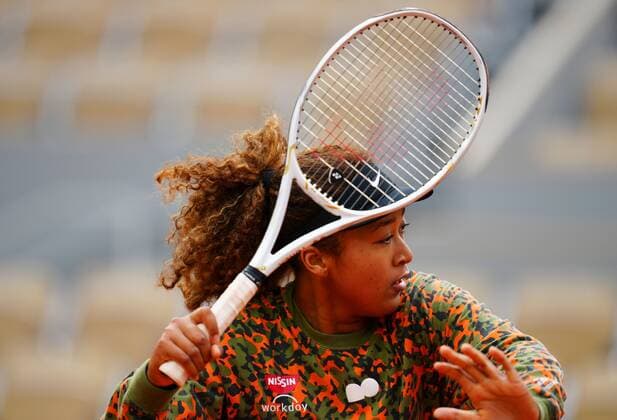 Mandatory Credit: Photo by Javier Garcia BPI Shutterstock (11973071cr) Naomi Osaka of Japan during practice French Open Tennis, Wednesday Previews, Roland Garros, Paris, France - 26 May 2021 French Open Tennis, Wednesday Previews, Roland Garros, Paris, France - 26 May 2021  Copyright: xJavierxGarcia BPI Shutterstockx 11973071cr