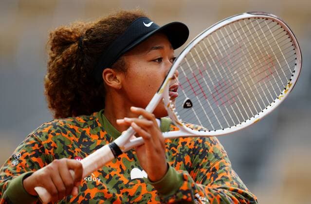 Mandatory Credit: Photo by Javier Garcia BPI Shutterstock (11973071cs) Naomi Osaka of Japan during practice French Open Tennis, Wednesday Previews, Roland Garros, Paris, France - 26 May 2021 French Open Tennis, Wednesday Previews, Roland Garros, Paris, France - 26 May 2021  Copyright: xJavierxGarcia BPI Shutterstockx 11973071cs