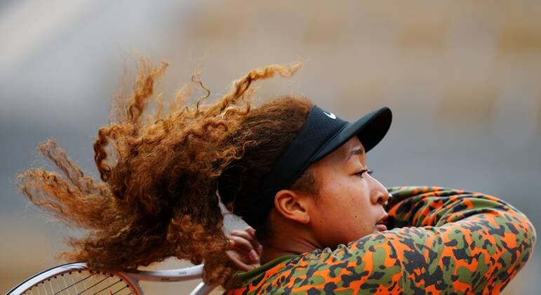 Tennis, Naomi Osaka French Open practice