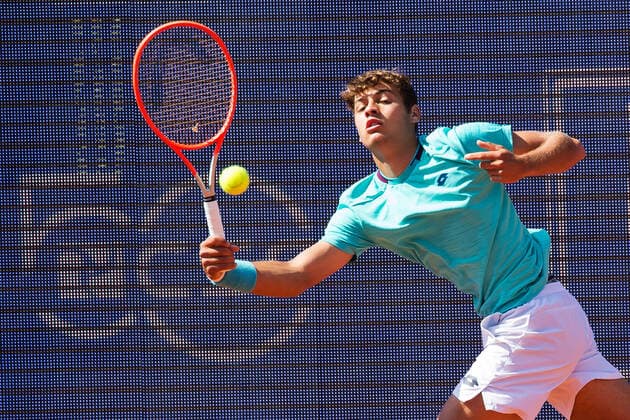 May 26, 2021, Parma, Italy: Parma, Italy, Tennis Club Parma, May 26, 2021, Flavio COBOLLI of the Italy during ATP, Tennis Herren 250 Emilia-Romagna Open 2021 - Tennis Internationals Tennis Internationals - ATP 250 Emilia-Romagna Open 2021, parma, Italy - ZUMAl164 20210526_zsa_l164_003 Copyright: xValerioxOrigox