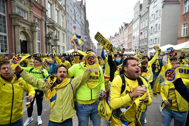 Football, EL, FC Villarreal - Manchester United, fans before the final in Gdansk