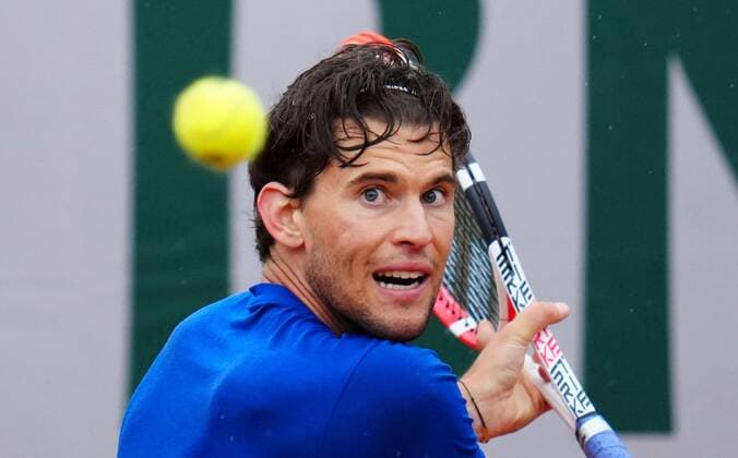 Mandatory Credit: Photo by Javier Garcia BPI Shutterstock (11973071dy) Dominic Thiem of Austria practices French Open Tennis, Wednesday Previews, Roland Garros, Paris, France - 26 May 2021 French Open Tennis, Wednesday Previews, Roland Garros, Paris, France - 26 May 2021  Copyright: xJavierxGarcia BPI Shutterstockx 11973071dy