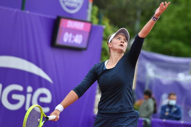 Internationaux de Strasbourg 2021 - Krejcikova- Republique Tcheque Tennis :Internationaux de Strasbourg 2021 - France - chryslenecaillaud Panoramic 