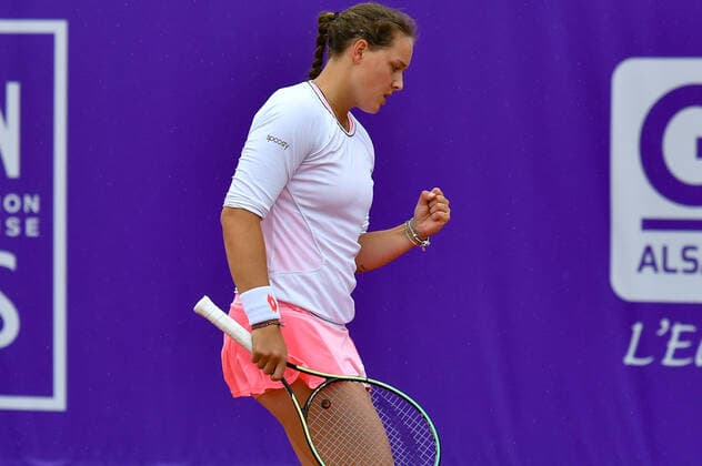 Internationaux de Strasbourg 2021 - Jule Niemeier - Allemagne Tennis :Internationaux de Strasbourg 2021 - France - chryslenecaillaud Panoramic 