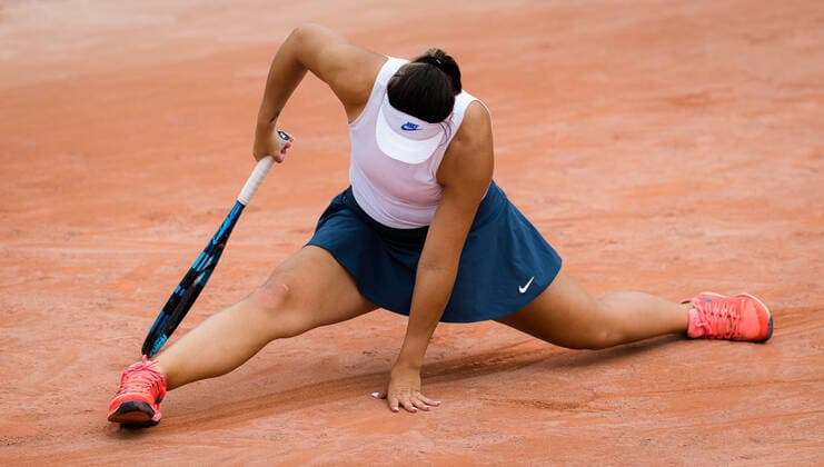 May 26, 2021: Ana Konjuh of Croatia in action during the second qualifications round of the 2021 Roland Garros Grand Slam Tournament against Timea Babos of Hungary - ZUMAa181 20210526_zaa_a181_106 Copyright: xRobxPrangex