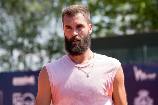 May 26, 2021, Parma, Italy: Parma, Italy, Tennis Club Parma, May 26, 2021, Benoit PAIRE of the France is seeded number 2 of the tournament.. during ATP, Tennis Herren 250 Emilia-Romagna Open 2021 - Tennis Internationals Tennis Internationals - ATP 250 Emilia-Romagna Open 2021, parma, Italy - ZUMAl164 20210526_zsa_l164_027 Copyright: xValerioxOrigox
