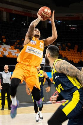 Troy Caupain Ratiopharm Ulm 23 , vs Martin Breunig EWE Baskets Oldenburg 12 Ratiopharm Ulm vs EWE Baskets Oldenburg, Playoffs Game 4, Quarterfinals, Season 2020 21, 26 05 2021 Ratiopharm Ulm vs EWE Baskets Oldenburg, Playoffs Game 4, Quarterfinals Neu Ulm Copyright: xEibner-Pressefoto RogerxBuerkex EP_EER
