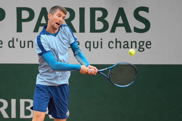 26 05 20121 Paris France, Tennis French Open Roland Garros 2021 v l ,Yannick Maden GER Photo Antonio Borga Copyright: Foto:xHMBxMedia