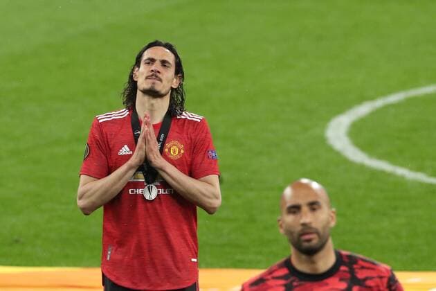 Football, EL, Final, Disappointment at Manchester United after defeat to Villarreal