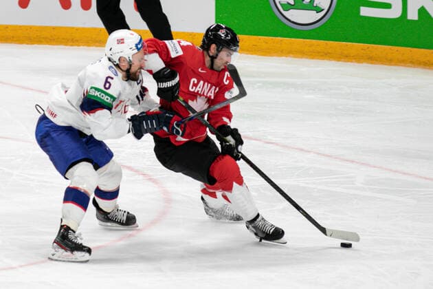 May 26, 2021, Riga, Latvia: Riga, Latvia, Arena Riga, May 26, 2021, Henrique (Canada) during World Championship, WM, Weltmeisterschaft 2021 - Canada vs Norway - Ice hockey, Eishockey Ice Hockey - World Championship 2021 - Canada vs Norway, riga, Latvia - ZUMAl164 20210526_zsa_l164_075 Copyright: xAndreaxRex