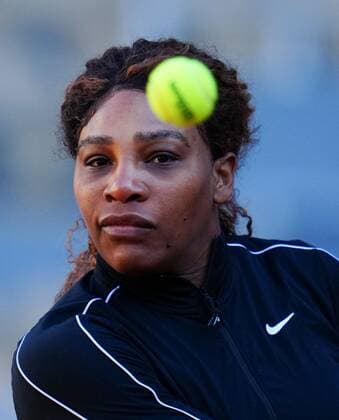 Mandatory Credit: Photo by Javier Garcia BPI Shutterstock (11975057j) Serena Williams during her first practice session of the tournament French Open Tennis, Wednesday Previews, Roland Garros, Paris, France - 27 May 2021 French Open Tennis, Wednesday Previews, Roland Garros, Paris, France - 27 May 2021  Copyright: xJavierxGarcia BPI Shutterstockx 11975057j