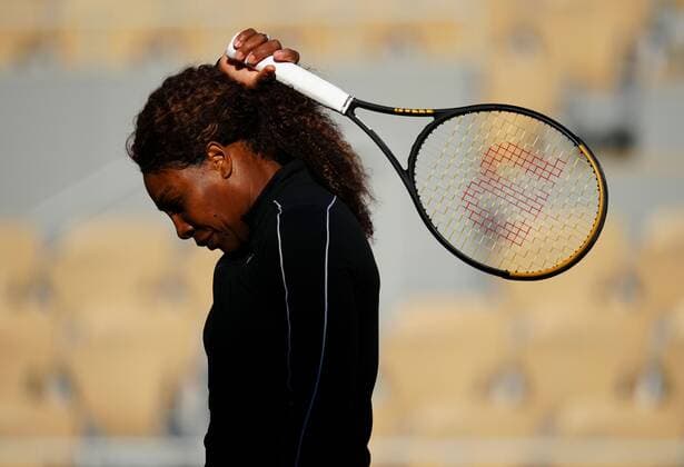 Mandatory Credit: Photo by Javier Garcia BPI Shutterstock (11975057ab) Serena Williams during her first practice session of the tournament French Open Tennis, Wednesday Previews, Roland Garros, Paris, France - 27 May 2021 French Open Tennis, Wednesday Previews, Roland Garros, Paris, France - 27 May 2021  Copyright: xJavierxGarcia BPI Shutterstockx 11975057ab