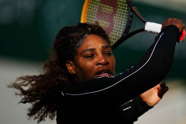Mandatory Credit: Photo by Javier Garcia BPI Shutterstock (11975057aj) Serena Williams during her first practice session of the tournament French Open Tennis, Wednesday Previews, Roland Garros, Paris, France - 27 May 2021 French Open Tennis, Wednesday Previews, Roland Garros, Paris, France - 27 May 2021  Copyright: xJavierxGarcia BPI Shutterstockx 11975057aj