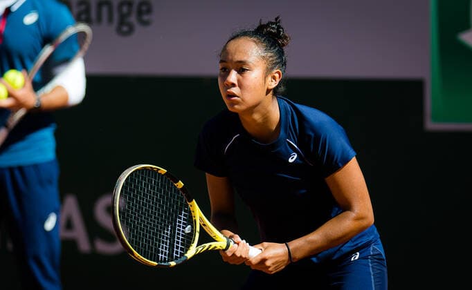 May 27, 2021: Leylah Fernandez of Canada during practice ahead of the 2021 Roland Garros Grand Slam Tournament - ZUMAa181 20210527_zaa_a181_008 Copyright: xRobxPrangex