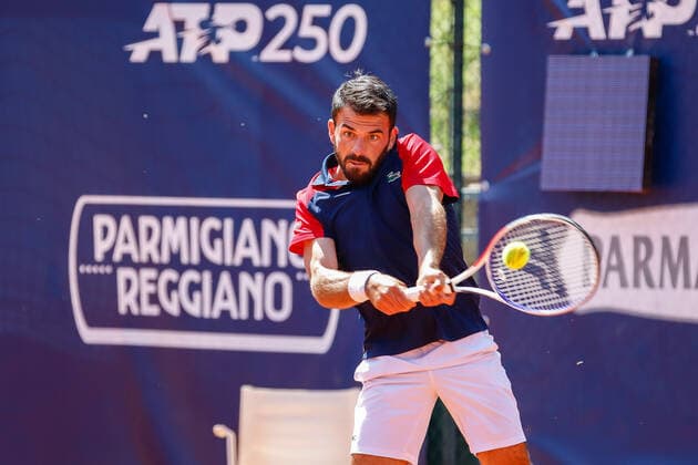 Romain Arneodo during double tennis match ATP, Tennis Herren 250 during ATP 250 Emilia Romagna Open 2021, Tennis Internationals in Parma, Italy, May 27 2021  Copyright: xLiveMedia RobertaxCorradinx xIPAx xLiveMediax 0