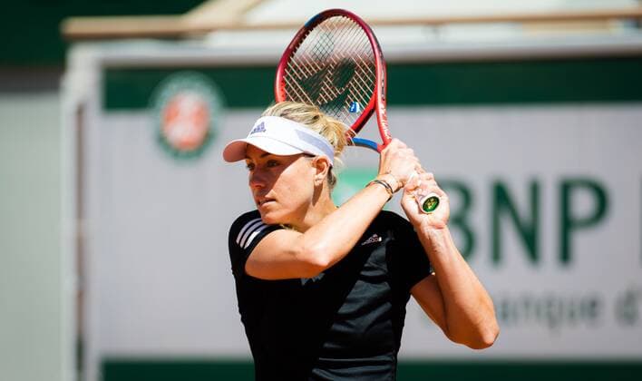 Tennis, French Open, Angelique Kerber practice