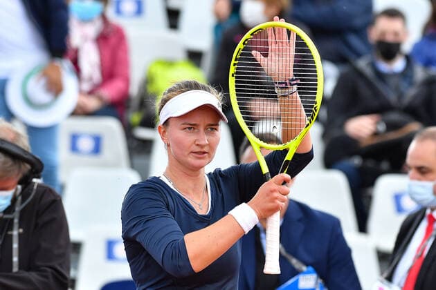 Internationaux de Strasbourg 2021 - Barbora Krejcikova - Republique Tcheque Tennis :Internationaux de Strasbourg 2021 - France - chryslenecaillaud Panoramic 