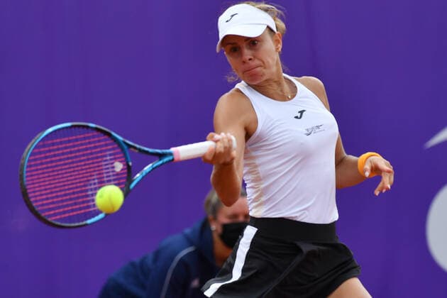 Internationaux de Strasbourg 2021 - Magda Linette - Pologne Tennis :Internationaux de Strasbourg 2021 - France - chryslenecaillaud Panoramic 