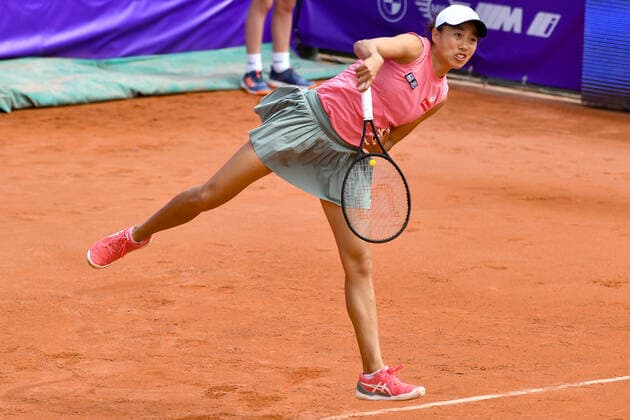 Internationaux de Strasbourg 2021 - Suai Zhang - Chine Tennis :Internationaux de Strasbourg 2021 - France - chryslenecaillaud Panoramic 