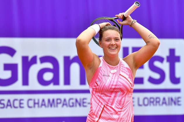Internationaux de Strasbourg 2021 - Jule Niemeier - Allemagne Tennis : Internationaux de Strasbourg 2021 - France - chryslenecaillaud Panoramic 