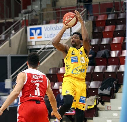 Yorman Polas Bartolo Riesen MHP Riesen Ludwigsburg vs Brose Bamberg Basketball Bundesliga 2020 2021 Playoff Quarterfinals Game 5 Ludwigsburg , GER, 27 05 2021,