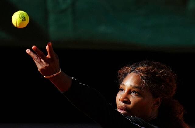 Mandatory Credit: Photo by Javier Garcia BPI Shutterstock (11975057fe) Serena Williams during her first practice session of the tournament French Open Tennis, Wednesday Previews, Roland Garros, Paris, France - 27 May 2021 French Open Tennis, Wednesday Previews, Roland Garros, Paris, France - 27 May 2021  Copyright: xJavierxGarcia BPI Shutterstockx 11975057fe