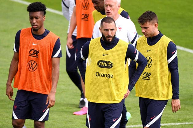 19 KARIM BENZEMA (FRA) FOOTBALL : Equipe de France - Conference de presse Entrainement - UEFA EURO, EM, Europameisterschaft,Fussball 2020 - 27 05 2021 AnthonyBIBARD FEP Panoramic 