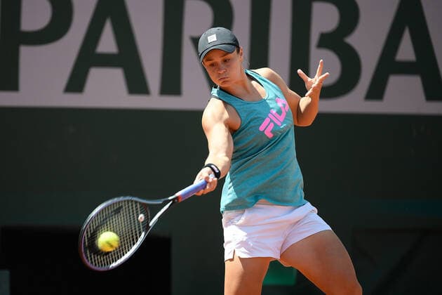27 05 20121 Paris France, Tennis French Open Roland Garros 2021 v l , Ashley Barty AUS Practice, pre-match warm up. Copyright: Foto:xHMBxMedia