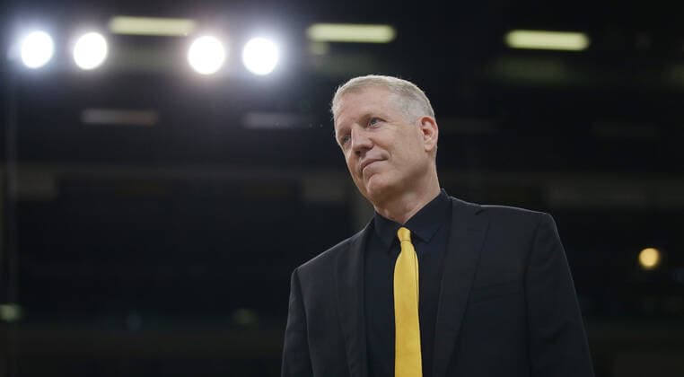 Ludwigsburg , Basketball easyCredit BBL Bundesliga , Quarterfinal Game 5, MHP RIESEN Ludwigsburg vs Brose Bamberg , John Patrick Coach Giants