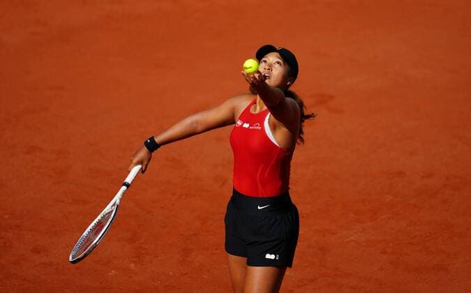 Mandatory Credit: Photo by Javier Garcia BPI Shutterstock (11976928ax) Naomi Osaka practices French Open Tennis, Friday Previews, Roland Garros, Paris, France - 28 May 2021 French Open Tennis, Friday Previews, Roland Garros, Paris, France - 28 May 2021  Copyright: xJavierxGarcia BPI Shutterstockx 11976928ax