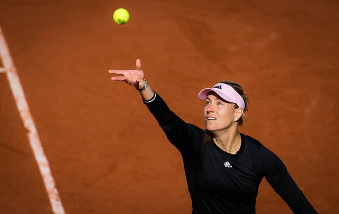 Mandatory Credit: Photo by Rob Prange Shutterstock (11976922i) Angelique Kerber of Germany during practice ahead of the 2021 Roland Garros Grand Slam Tournament French Open Tennis, Friday Previews, Roland Garros, Paris, France - 28 May 2021 French Open Tennis, Friday Previews, Roland Garros, Paris, France - 28 May 2021  Copyright: xRobxPrange Shutterstockx 11976922i
