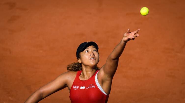 Mandatory Credit: Photo by Rob Prange Shutterstock (11976922f) Naomi Osaka of Japan during practice ahead of the 2021 Roland Garros Grand Slam Tournament French Open Tennis, Friday Previews, Roland Garros, Paris, France - 28 May 2021 French Open Tennis, Friday Previews, Roland Garros, Paris, France - 28 May 2021  Copyright: xRobxPrange Shutterstockx 11976922f