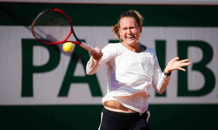 Mandatory Credit: Photo by Rob Prange Shutterstock (11976922al) Marie Bouzkova of the Czech Republic during practice ahead of the 2021 Roland Garros Grand Slam Tournament French Open Tennis, Friday Previews, Roland Garros, Paris, France - 28 May 2021 French Open Tennis, Friday Previews, Roland Garros, Paris, France - 28 May 2021  Copyright: xRobxPrange Shutterstockx 11976922al