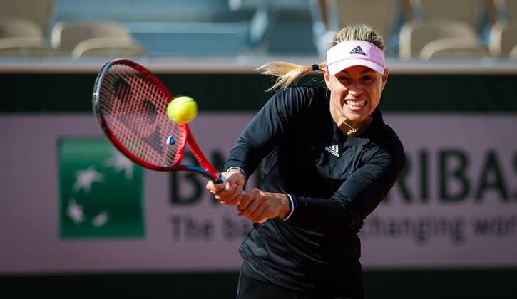 Mandatory Credit: Photo by Rob Prange Shutterstock (11976922ct) Angelique Kerber of Germany during practicee ahead of the 2021 Roland Garros Grand Slam Tournament French Open Tennis, Friday Previews, Roland Garros, Paris, France - 28 May 2021 French Open Tennis, Friday Previews, Roland Garros, Paris, France - 28 May 2021  Copyright: xRobxPrange Shutterstockx 11976922ct