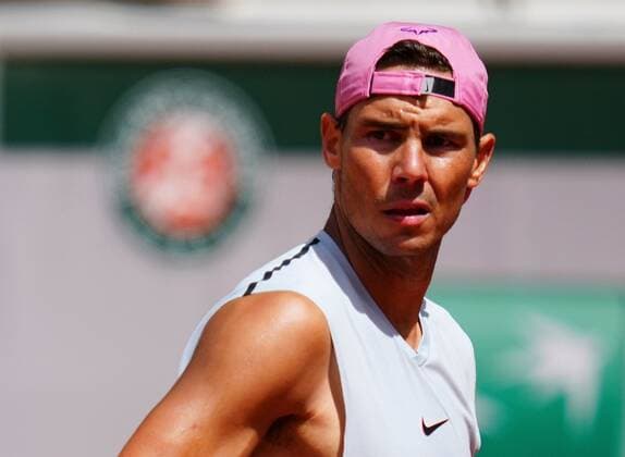 Mandatory Credit: Photo by Javier Garcia BPI Shutterstock (11976928dm) Rafael Nadal practices French Open Tennis, Friday Previews, Roland Garros, Paris, France - 28 May 2021 French Open Tennis, Friday Previews, Roland Garros, Paris, France - 28 May 2021  Copyright: xJavierxGarcia BPI Shutterstockx 11976928dm