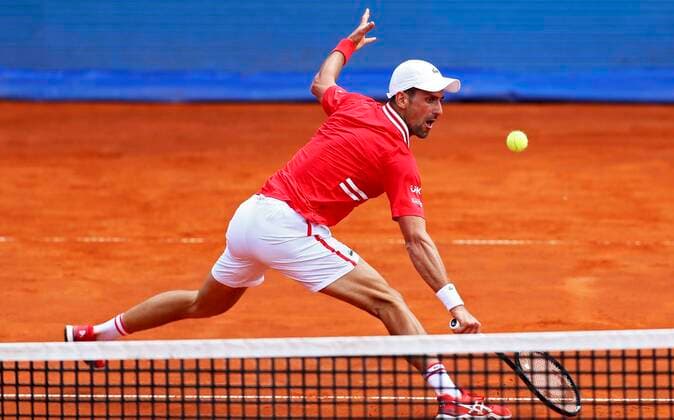 BELGRADE, SERBIA - MAY 27: ATP, Tennis Herren Belgrade Open men s tennis singles 1 4 final Novak Djokovic. Pictured on May 27, 2021 in Belgrade, Serbia - 27 05 2021. TENNIS : Tournoi de Belgrade - ATP 250 - Belgrade - 28 05 2021 PhotoNews Panoramic 