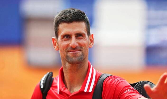 BELGRADE, SERBIA - MAY 27: ATP, Tennis Herren Belgrade Open men s tennis singles 1 4 final Novak Djokovic. Pictured on May 27, 2021 in Belgrade, Serbia - 27 05 2021. TENNIS : Tournoi de Belgrade - ATP 250 - Belgrade - 28 05 2021 PhotoNews Panoramic 