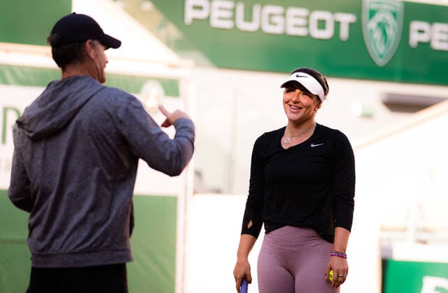 May 28, 2021: Bianca Andreescu of Canada during practice ahead of the 2021 Roland Garros Grand Slam Tournament - ZUMAa181 20210528_zaa_a181_001 Copyright: xRobxPrangex