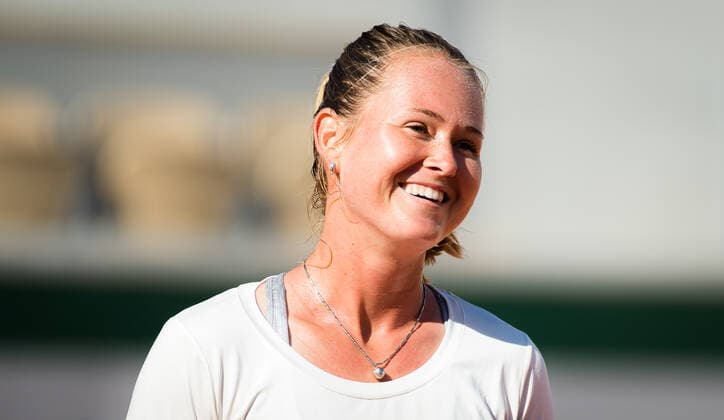 May 28, 2021: Marie Bouzkova of the Czech Republic during practice ahead of the 2021 Roland Garros Grand Slam Tournament - ZUMAa181 20210528_zaa_a181_029 Copyright: xRobxPrangex