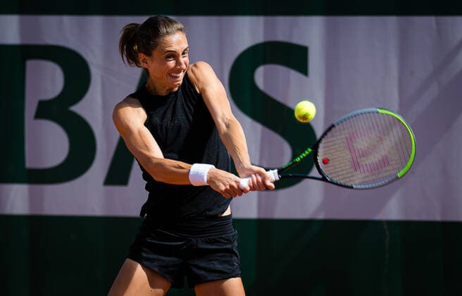 May 28, 2021: Petra Martic of Croatia during practice ahead of the 2021 Roland Garros Grand Slam Tournament - ZUMAa181 20210528_zaa_a181_104 Copyright: xRobxPrangex