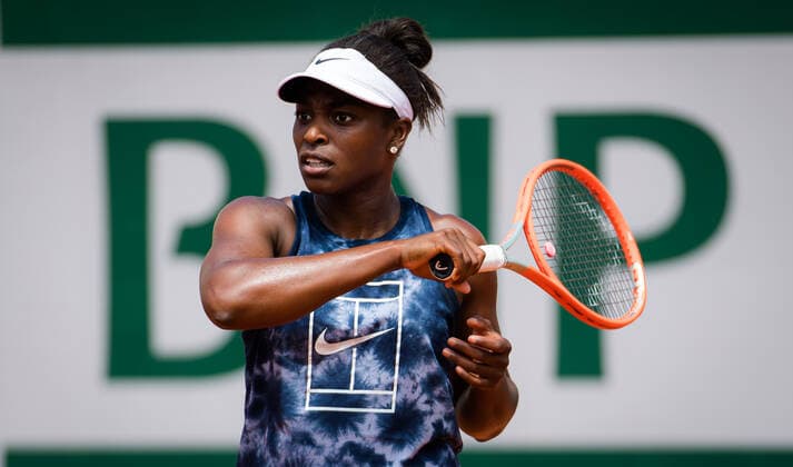 May 28, 2021: Sloane Stephens of the United States during practice ahead of the 2021 Roland Garros Grand Slam Tournament - ZUMAa181 20210528_zaa_a181_119 Copyright: xRobxPrangex