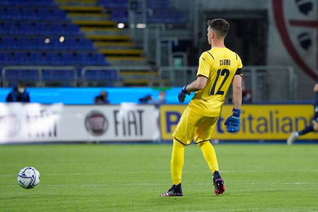 Photo Alessandro Tocco - LaPresse May 28, 2021 Cagliari - Sardinia - Italy soccer Italia vs San Marino - Friendly match - Sardegna Arena Stadium in Cagliari In the pic:Alessio Cragno (Italia)  Copyright: xAlessandroxTocco LaPressex