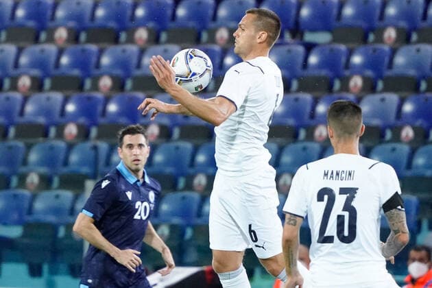 Photo Alessandro Tocco - LaPresse May 28, 2021 Cagliari - Sardinia - Italy soccer Italia vs San Marino - Friendly match - Sardegna Arena Stadium in Cagliari In the pic:Rafael Toloi (Italia)  Copyright: xAlessandroxTocco LaPressex