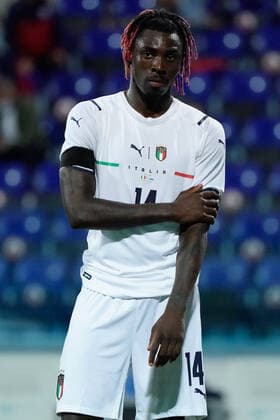 Photo Alessandro Tocco - LaPresse May 28, 2021 Cagliari - Sardinia - Italy soccer Italia vs San Marino - Friendly match - Sardegna Arena Stadium in Cagliari In the pic:Moise Kean (Italia)  Copyright: xAlessandroxTocco LaPressex